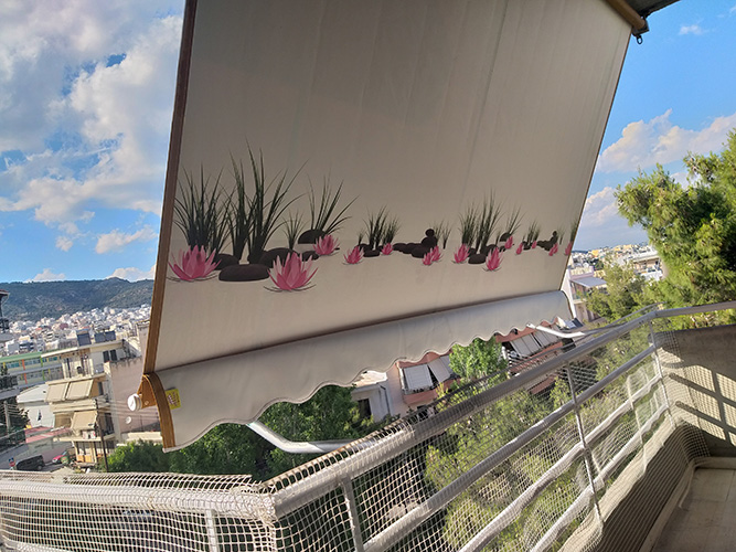 τέντε με αντηρίδες